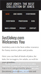Mobile Screenshot of justjokey.com